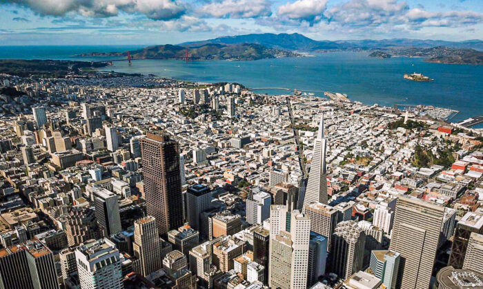 San Francisco, California, en una vista panorámica el 6 de febrero de 2019. (Josh Edelson/AFP/Getty Images)