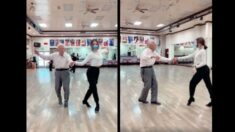 Abuelito de 97 años inspira a su profesora de baile: «Una vez bailarín, por siempre bailarín”