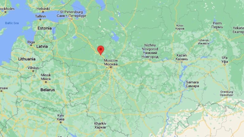 Ubicación de Tver, Rusia, donde se produjo el incendio. (Google Maps)
