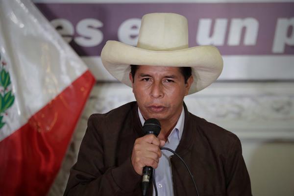 El presidente de Perú, Pedro Castillo, en una fotografía de archivo. EFE/Paolo Aguilar
