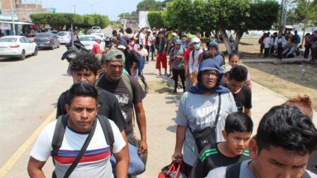 México: Se disuelve la segunda caravana migrante que salió de Tapachula