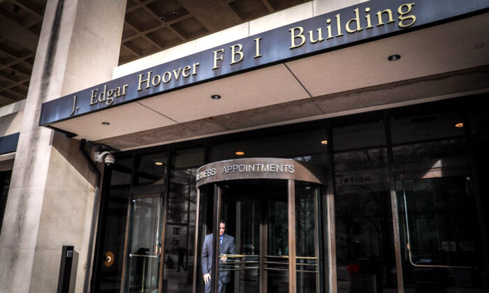 La sede de la Oficina Federal de Investigación (FBI) en Washington el 2 de enero de 2020. (Samira Bouaou/The Epoch Times)