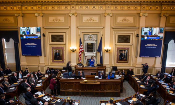 Foto de archivo de la Asamblea General de Virginia. (Zach Gibson/Getty Images)