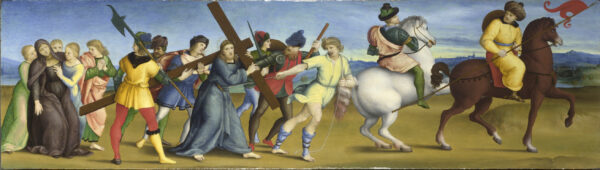 "Visión de Ezequiel (según Raphael)", hacia 1521, de Pieter Coecke van Aelst, según Raphael. Tapiz; 14,4 pies por 11,4 pies. Museo Nacional de Artes Decorativas, Madrid. (Museo Nacional de Artes Decorativas, Madrid)