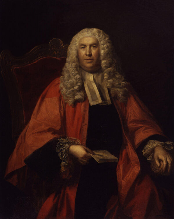 Sir William Blackstone por un pintor desconocido (hacia 1755). (Dominio público)