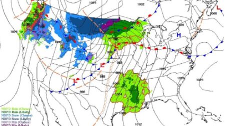 Fuertes tormentas, mal tiempo y ventiscas azotan el oeste y centro de Estados Unidos