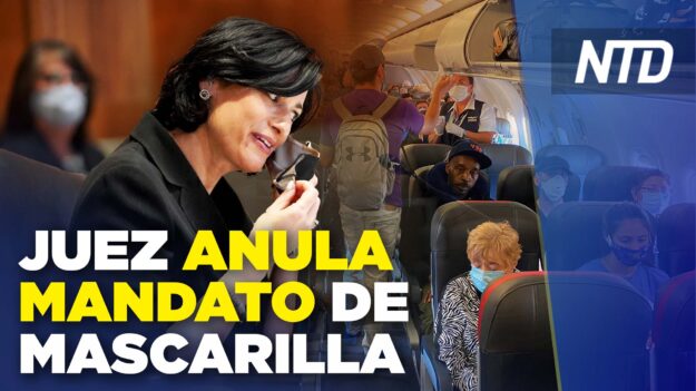 Jueza anula mandato de mascarillas en aviones; Fla. rechaza libros de matemáticas por TCR