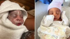 Mujer con dolor estomacal va al baño y ¡sorpresa! da a luz un hermoso bebé