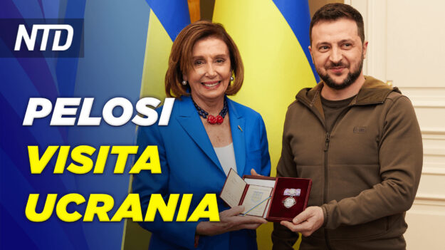 Pelosi visita Ucrania y Polonia; Rusia: Atacó docenas de objetivos en 24 horas