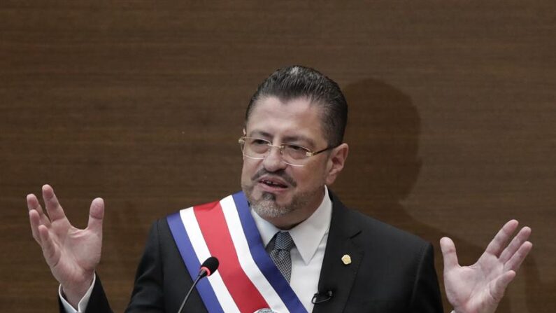 El presidente de Costa Rica Rodrigo Chaves. EFE/Bienvenido Velasco