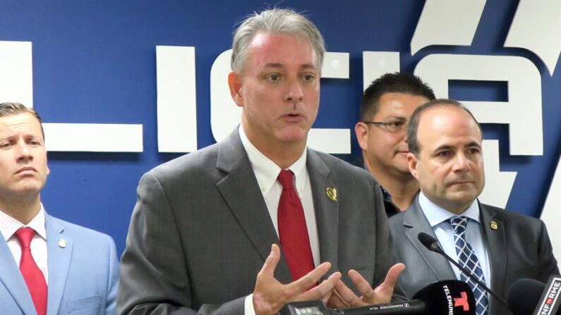 Imagen de archivo del jefe de la Fiscalía federal en Puerto Rico, Stephen Muldrow, durante una conferencia de prensa en San Juan, Puerto Rico. EFE/Jorge Muñiz