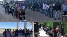 60,000 migrantes esperan en México, al otro lado de la frontera de El Paso, Texas