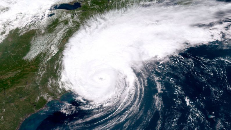 Imagen satelital de NOAA de un huracán, el 6 de septiembre de 2019 en el Océano Atlántico. (NOAA a través de Getty Images)