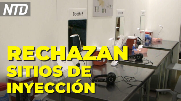 Grupos se manifiestan contra lugares de inyección de drogas | NTD