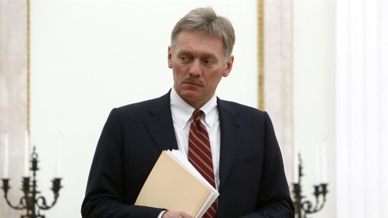El portavoz del Kremlin, Dmitry Peskov, en una imagen de archivo. EPA/SERGEI KARPUKHIN
