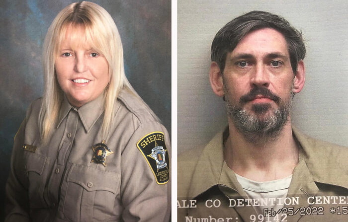 Una combinación de fotografías muestra a la subdirectora de correccionales Vicky White (Izq.) y a Casey Cole White, en abril de 2022.
EFE/EPA/LAUDERDALE COUNTY SHERIFF'S