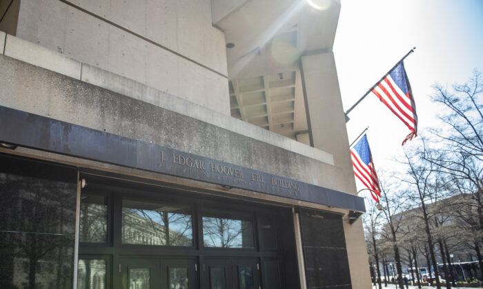 El edificio J. Edgar Hoover de la Oficina Federal de Investigaciones (FBI), en Washington, el 3 de abril de 2019. (Eric Baradat/AFP vía Getty Images)
