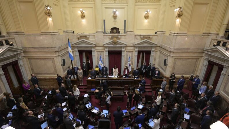 Imagen de archivo del Congreso en Buenos Aires, Argentina el 17 de marzo de 2022. (JUAN MABROMATA/AFP a través de Getty Images)