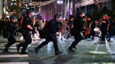 Hombre presuntamente atacó a policía con un “lanzallamas improvisado” durante protesta proaborto en LA