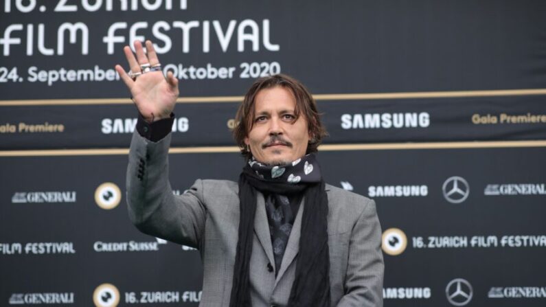 Johnny Depp asiste al estreno de "Crock of Gold: A few Rounds with Shane McGowan" durante el 16° Festival de Cine de Zúrich en Kino Corso en Zúrich, el 2 de octubre de 2020. (Andreas Rentz/Getty Images para ZFF)