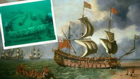 Revelan «fantástica cápsula del tiempo» de barco hundido hace 340 años
