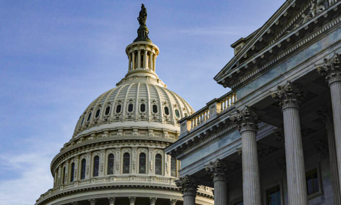 Una vista de la cúpula del Capitolio de Estados Unidos en Washington, el 21 de junio de 2022. (Anna Moneymaker/Getty Images)
