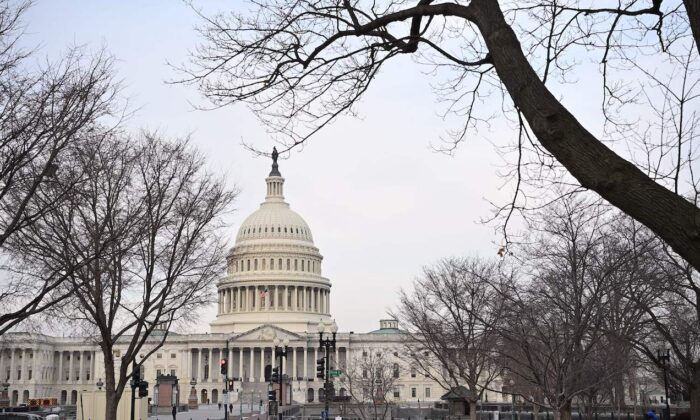 El Capitolio de Estados Unidos en Washington el 31 de enero de 2022. (Mandel Ngan/AFP vía Getty Images)
