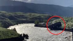 Impactante video: Casa entera es arrastrada por río de Yellowstone