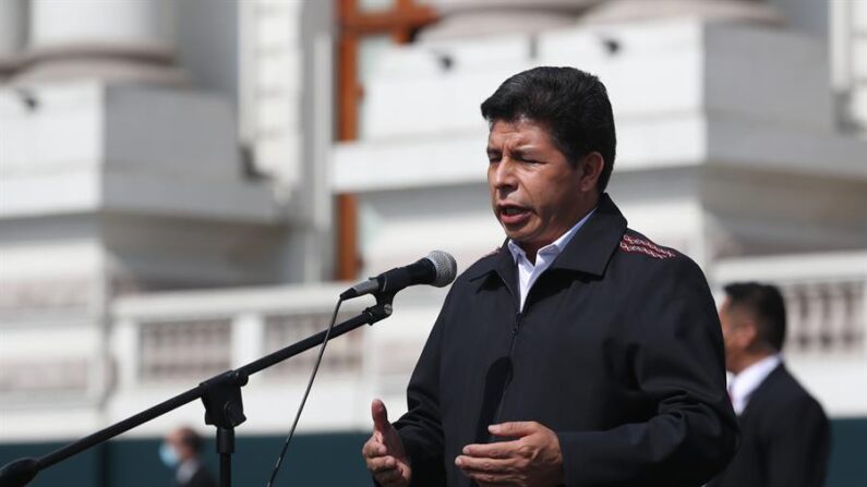 El expresidente de Perú, Pedro Castillo, en una fotografía de archivo. EFE/Paolo Aguilar
