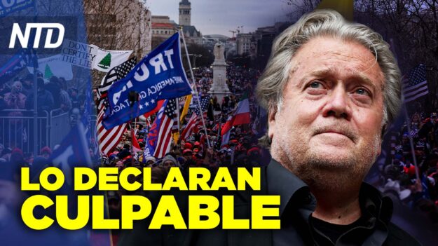 Condenan a Bannon tras desafiar a Comité del 6 de enero; Liberan a atacante del representante Zeldin