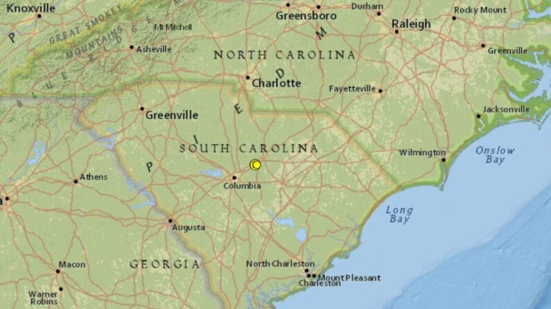 Dos terremotos de magnitud 3.5 y 3.6, respectivamente, se produjeron el miércoles cerca de Elgin, Carolina del Sur (USGS)
