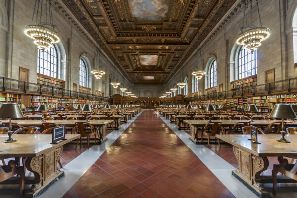 Biblioteca de Santa Genoveva, París, Francia. (Cortesía de Richard Silver)