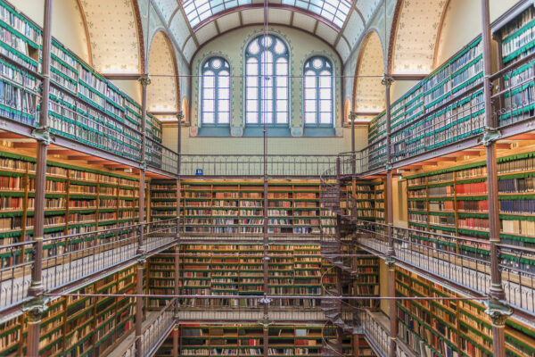 Biblioteca del Museo Riiks, Ámsterdam, Países Bajos. (Cortesía de Richard Silver)