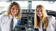 “Un sueño hecho realidad”: Madre e hija pilotan por primera vez un vuelo juntas