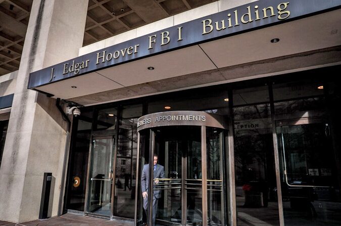 La sede del Buró Federal de Investigaciones (FBI) en Washington el 2 de enero de 2020. (Samira Bouaou/The Epoch Times)
