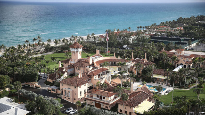 Resort Mar-a-Lago en Palm Beach, Florida, el 11 de enero de 2018. (Joe Raedle/Getty Images)