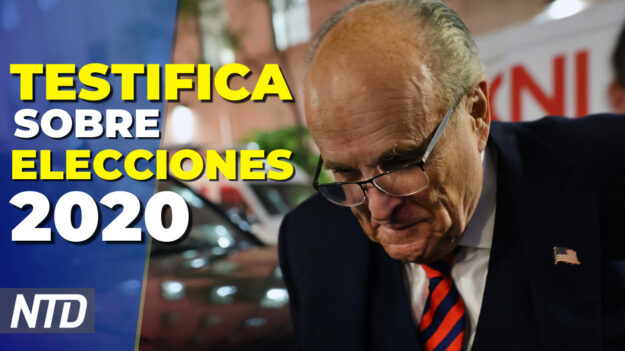 Giuliani testifica sobre elecciones 2020 en Georgia; Juez decidirá si revela declaración jurada