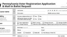 Pensilvania cambia formulario de registro de votantes y lo combina con solicitud de voto por correo