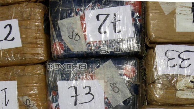 Fotografía de archivo que muestra algunos paquetes de cocaína. EFE/ Gustavo Amador
