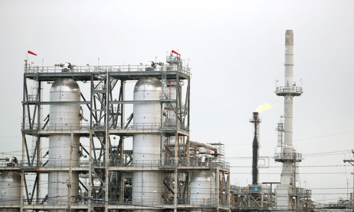 La refinería de BP en Whiting, Indiana, el 8 de enero de 2019. (Scott Olson/Getty Images)
