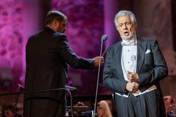 Imagen de archivo de una actuación del tenor Placido Domingo. EFE/Jero Morales.
