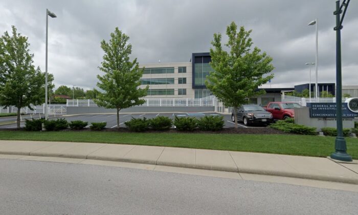 Una foto de archivo muestra la oficina del FBI en Cincinnati, Ohio. (Google Street View)