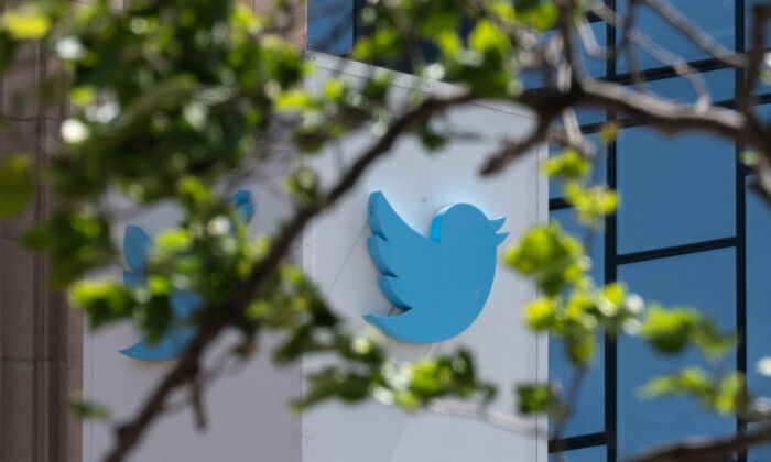 La sede de Twitter en San Francisco, California, el 26 de abril de 2022. (Amy Osborne/AFP vía Getty Images)

