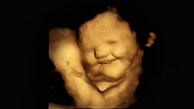 Estudio: Así reaccionan los bebés en el útero con la comida de mamá