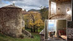 Pareja compra castillo medieval en ruinas en Francia para formar su hogar, lo restaurarán de por vida