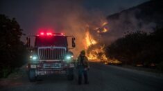 Urgen a residentes del sur de California evacuar ante incendio que ya arrasa 9900 acres