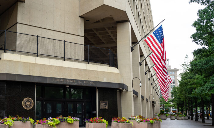 El edificio J. Edgar Hoover del FBI en Washington, el 21 de julio de 2022. (Chung I Ho/The Epoch Times)