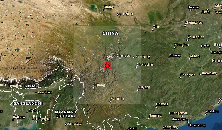 Al menos 21 personas fallecieron después de que un terremoto de magnitud 6.8 sacudiese la provincia central de Sichuan a las 12.52 hora local (04.52 GMT) de este lunes, informaron hoy medios locales. (Captura de pantalla/EMSC)