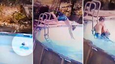 «Aterrador» video: Niño de 10 años salva a su mamá que sufrió una convulsión mientras nadaba