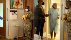 Esposa de un militar no esperaba que su marido llegara al parto de su hijo, ¡hasta que lo vio entrar!